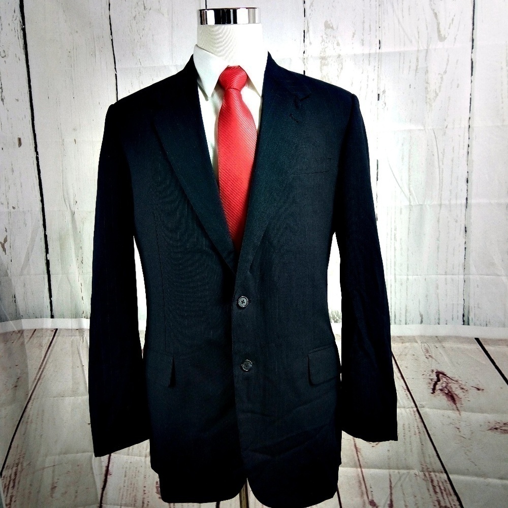 Tom James Custom Made 39L  Suit Blazer Sports Coat